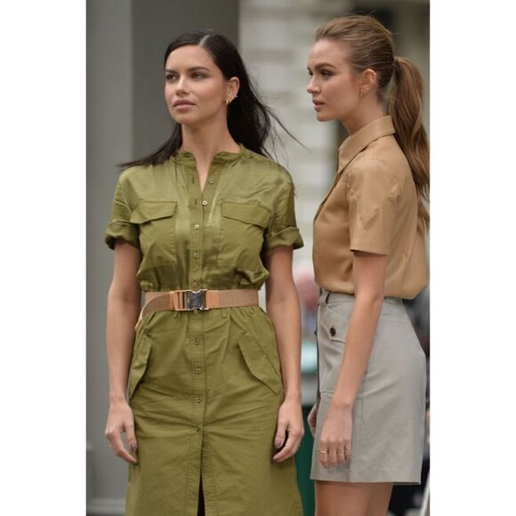 Sies Marjan Military Shirt Dress - Picture 1 of 10